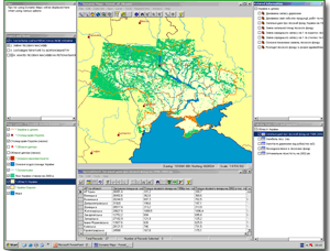 DATABASE AND GIS FOR FOREST COVER IN UKRAINE