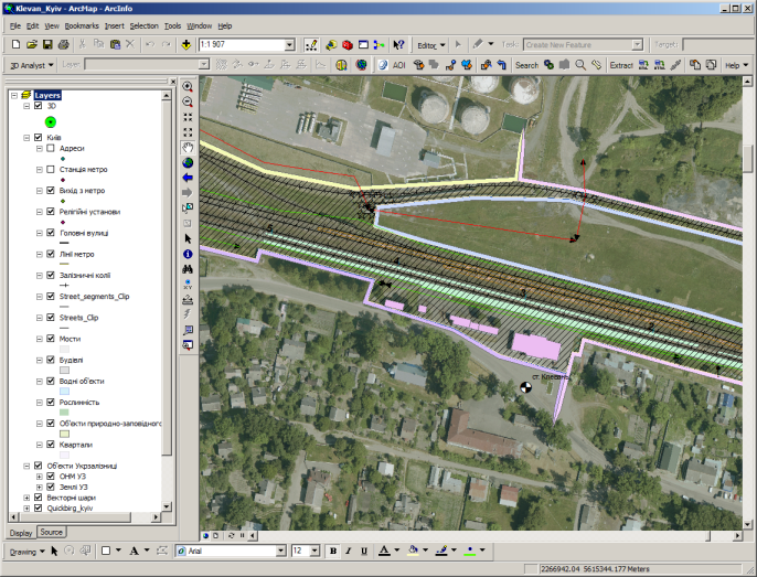 GEOSPATIAL SUBSYSTEM OF GIS ASMK FOR IMMOVABLE PROPERTY AND LAND